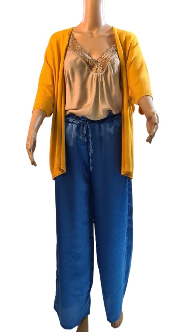 Satijnen Broek - Blauw