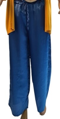 Satijnen Broek - Blauw