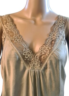 Kanten topje / Beige