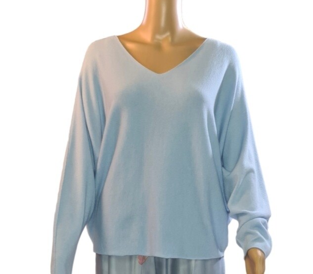 V-halstrui - Lichtblauw