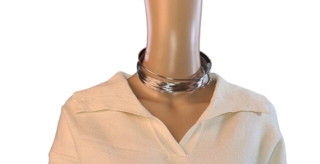 Zilveren fantasie ketting