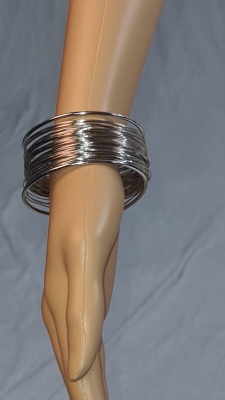 Zilveren klemarmband