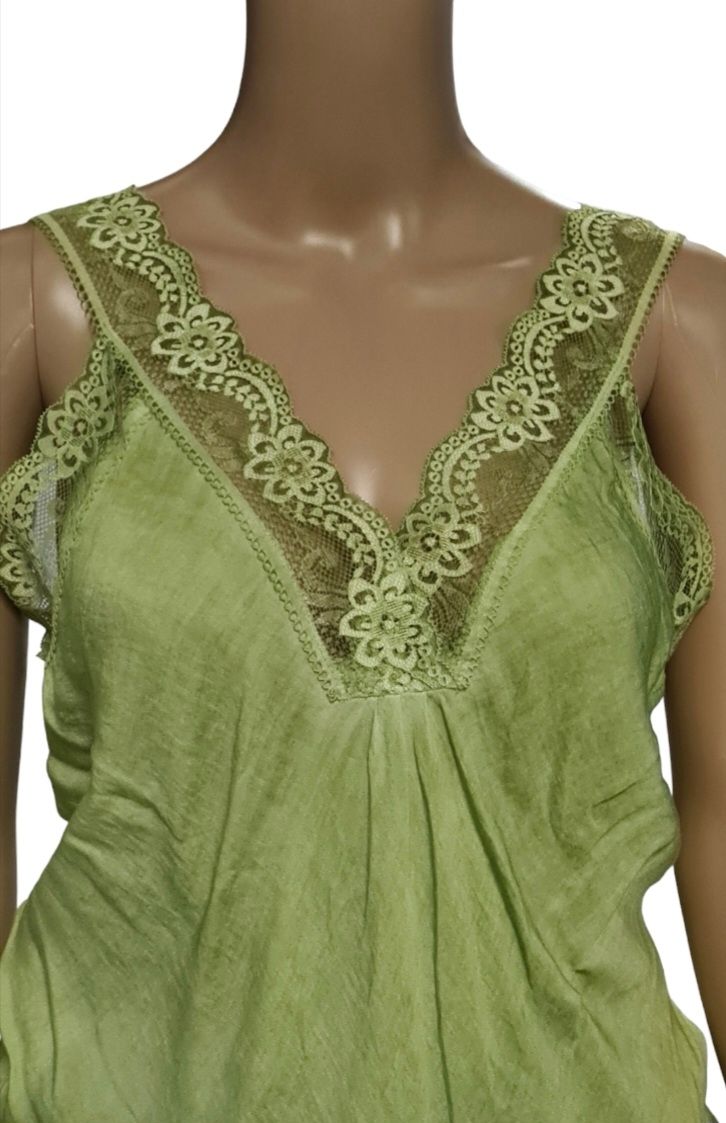 Kanten topje / Groen