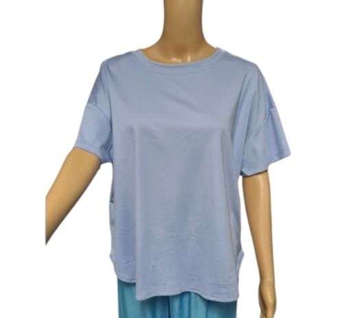 Effen T-shirt / Blauw
