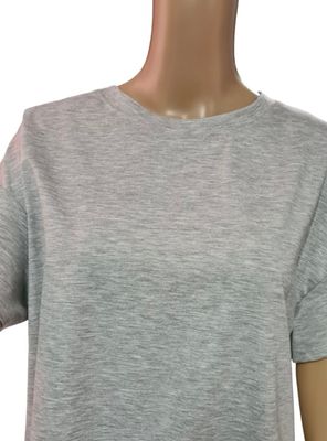 Effen T-shirt / Grijs