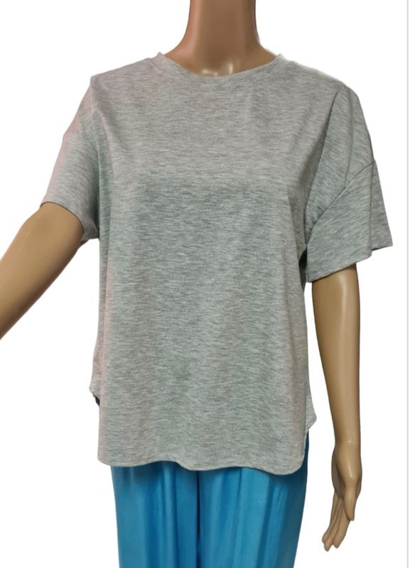 Effen T-shirt / Grijs
