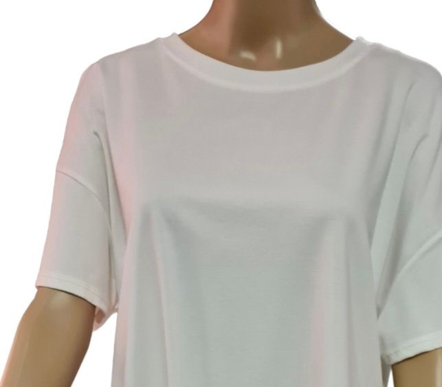 Effen T-shirt / Wit