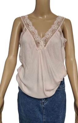 Kanten topje / Lichtroos