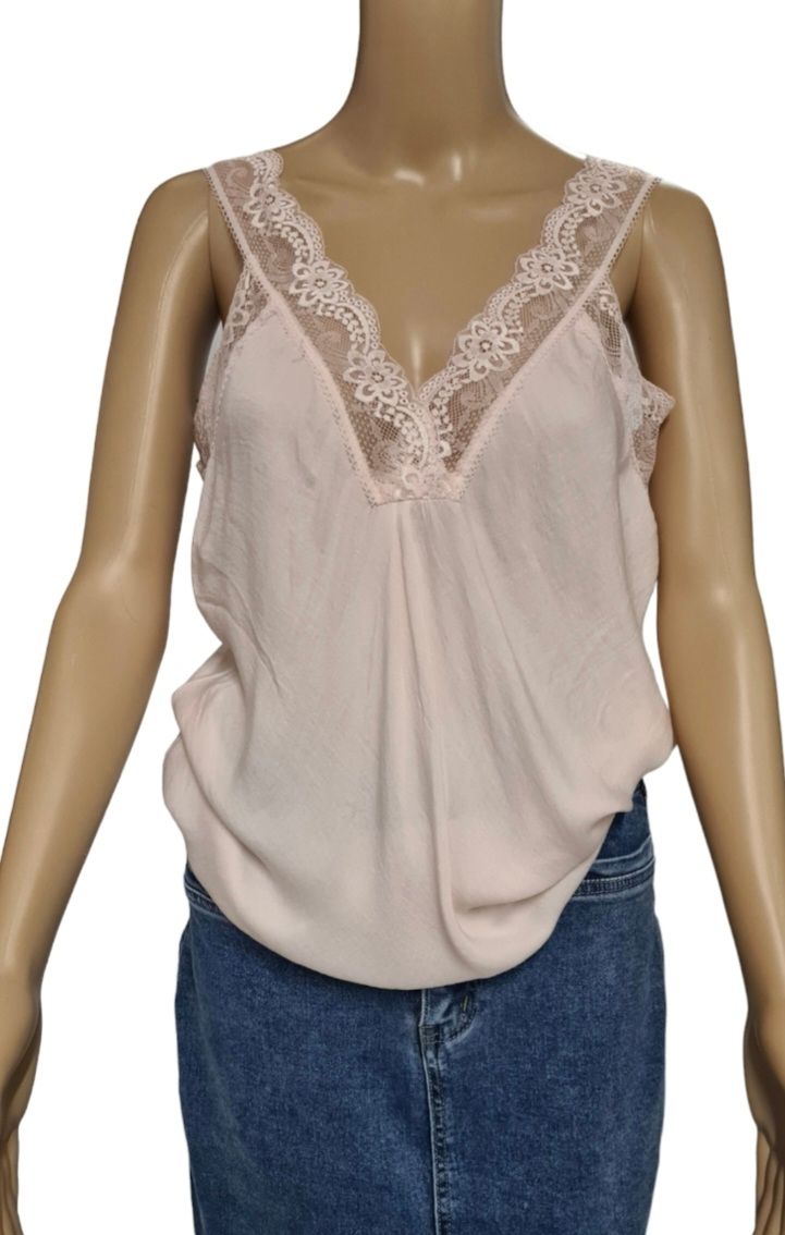 Kanten topje / Lichtroos