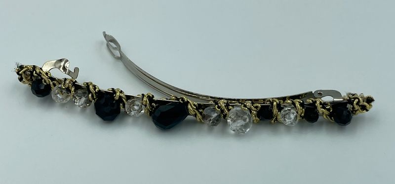 Luxe haarklem | Zwart