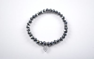 Kralen armband | Zwart