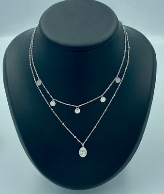 Damesketting twee lagen