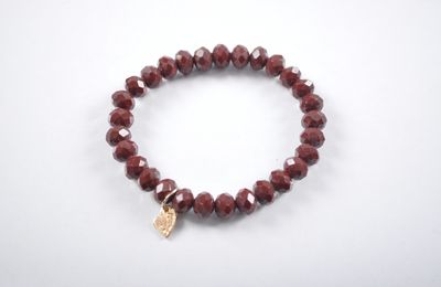 Kralen armband | Bruin