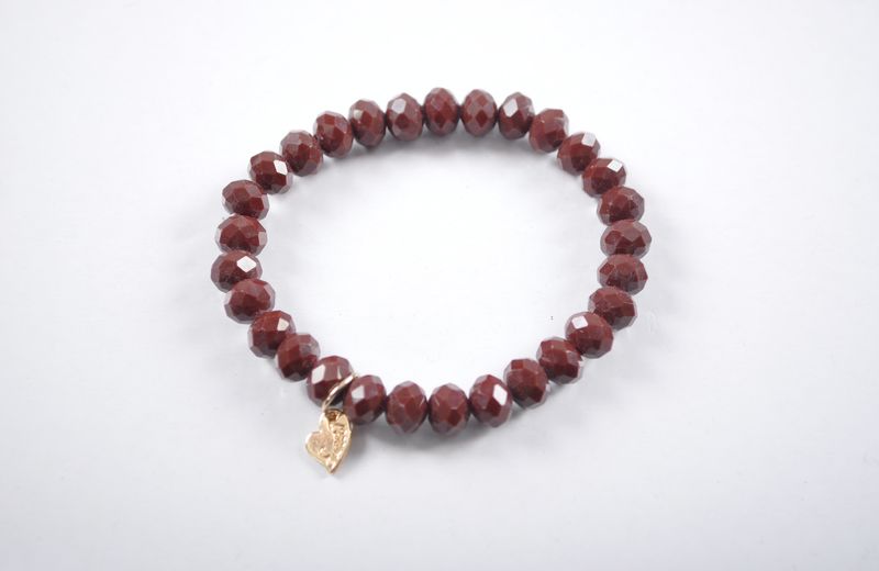 Kralen armband | Bruin