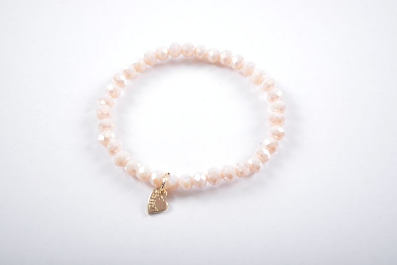 Kralen armband | Beige