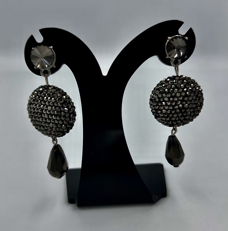 Sweet7 oorbellen | Zwart