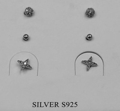 Oorbellen Set Zilver 925