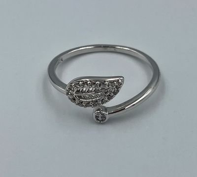 Bladvormig Ring Zilver 925