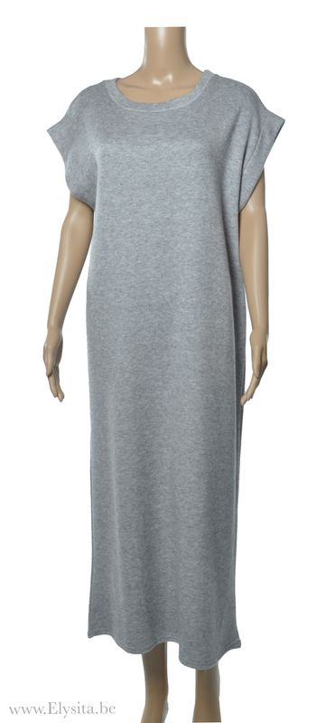 Mouwloos Jurk - Grijs