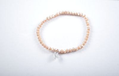 Kralen armband | Beige