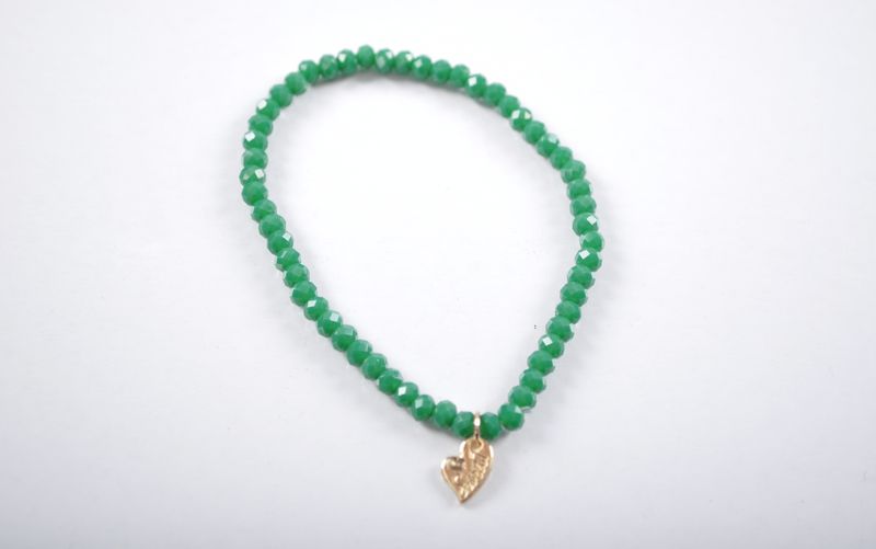 Kralen armband | Groen
