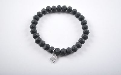 Kralen armband | Zwart
