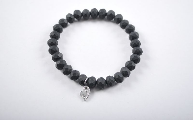 Kralen armband | Zwart