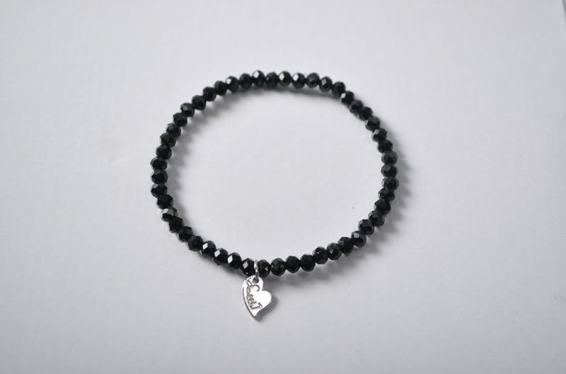 Kralen armband | Zwart