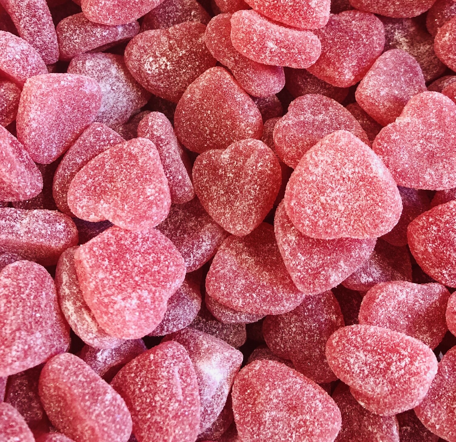 Raspberry hearts