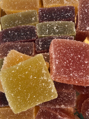 Pâte de fruits carrée