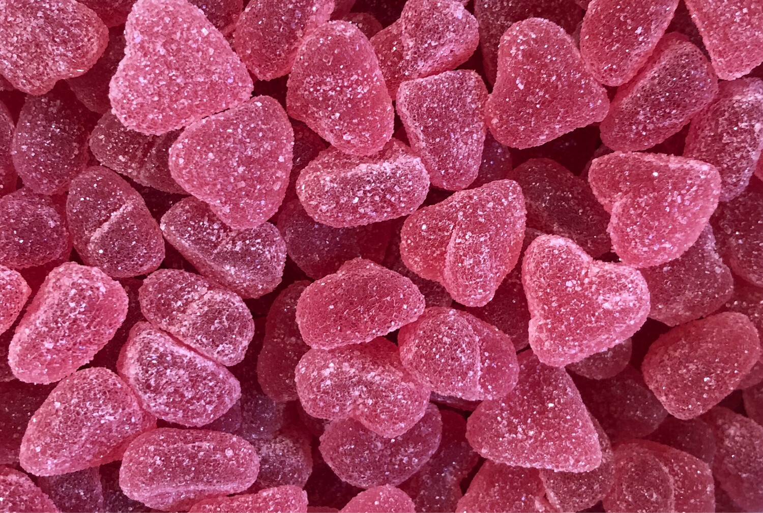 Mini Raspberry hearts