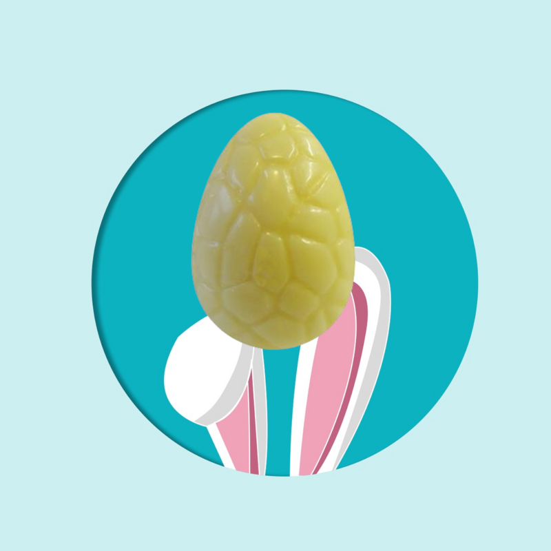 Artisan White Chocolate Easter Eggs – No Filling