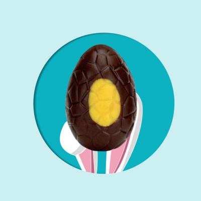 Dark Chocolate Easter Eggs with Advocaat Filling