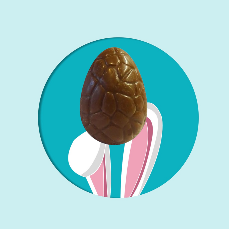 Artisan Milk Chocolate Easter Eggs with Praline Filling