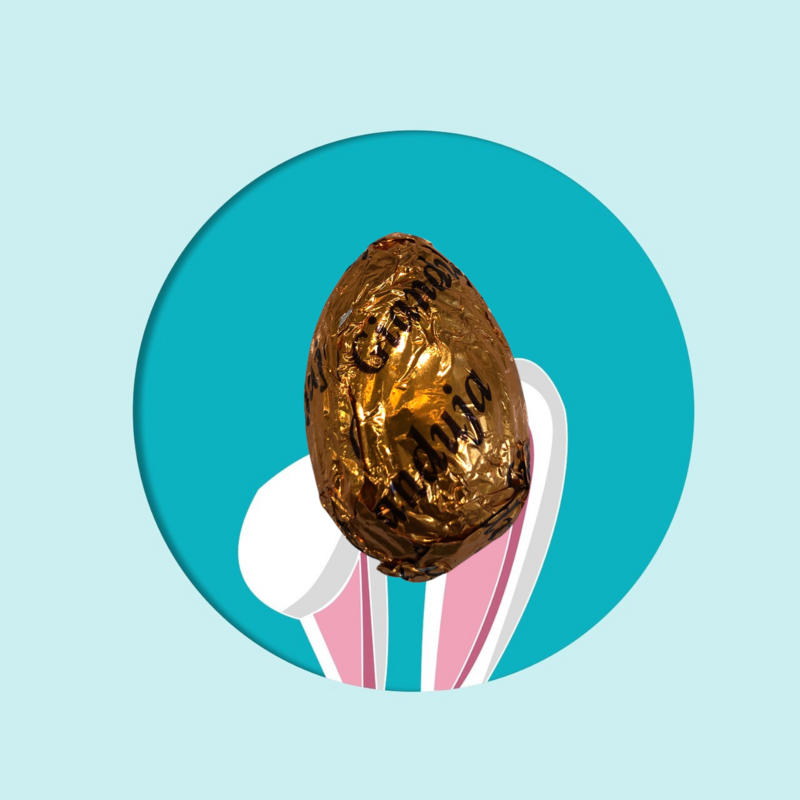 Artisan Milk Chocolate Easter Eggs with Gianduja Filling