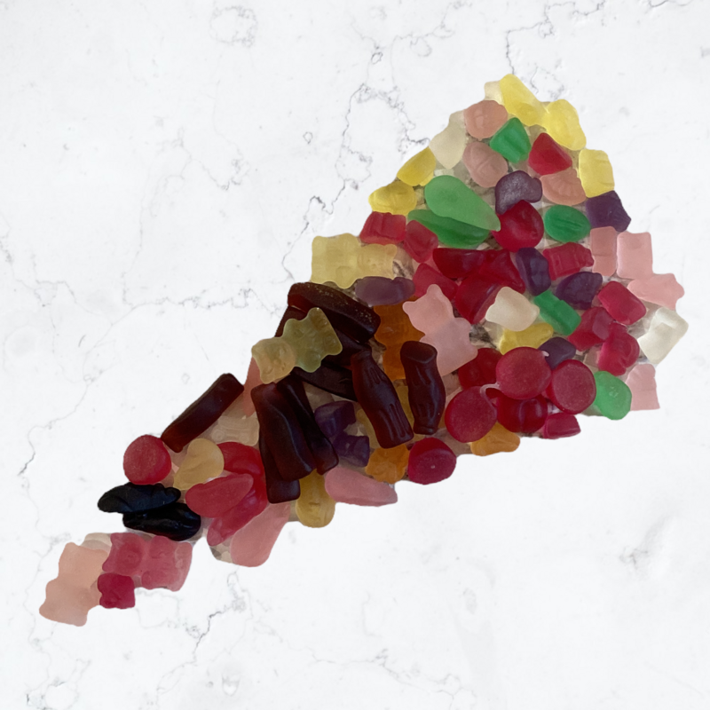 Cône rempli sans sucre