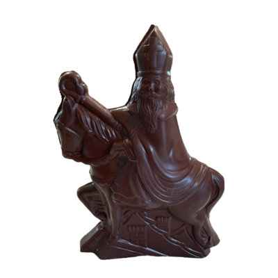 Saint Nicolas  sur cheval  - chocolats noir