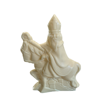 Saint Nicolas on a horse  -White chocolate