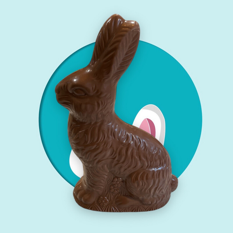 Sitting  Milk Chocolate hare