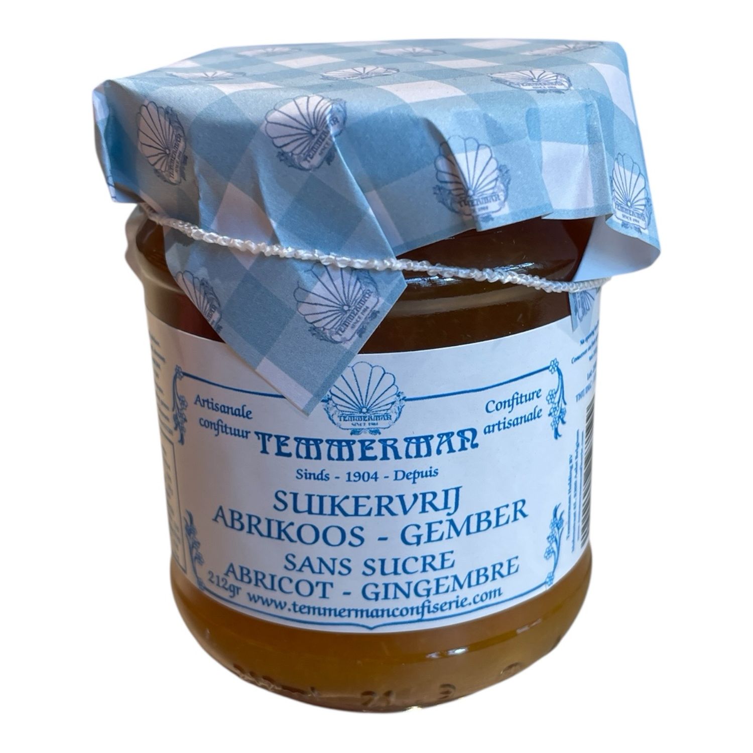 Artisanal Sugar-Free Apricot-Ginger Jam