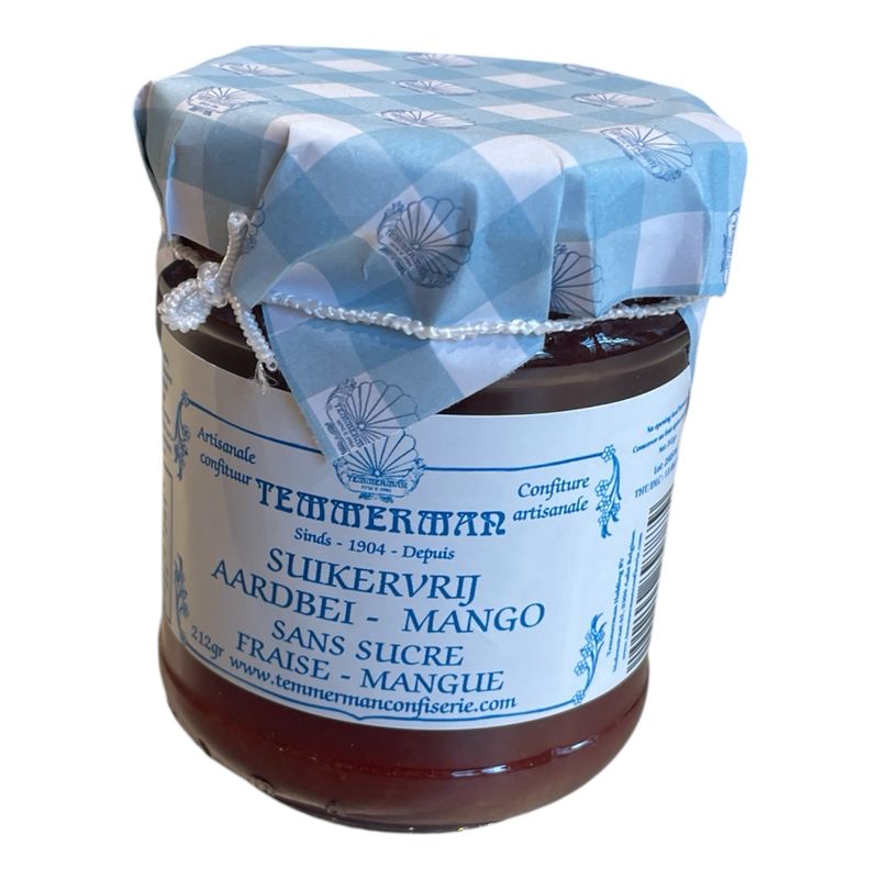 Mermelada Artesanal de Fresa y Mango Sin Azúcar