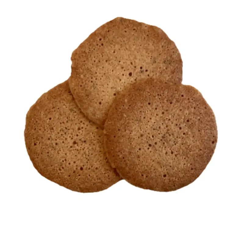 Temmerman Ghent lace biscuits, wafer-thin crisp biscuits with caramelised almonds