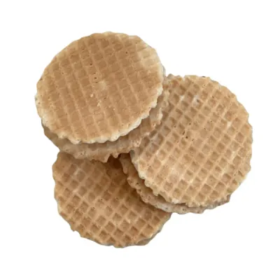 Temmerman small lemon waffle, crisp wafer with a fresh lemon cream filling