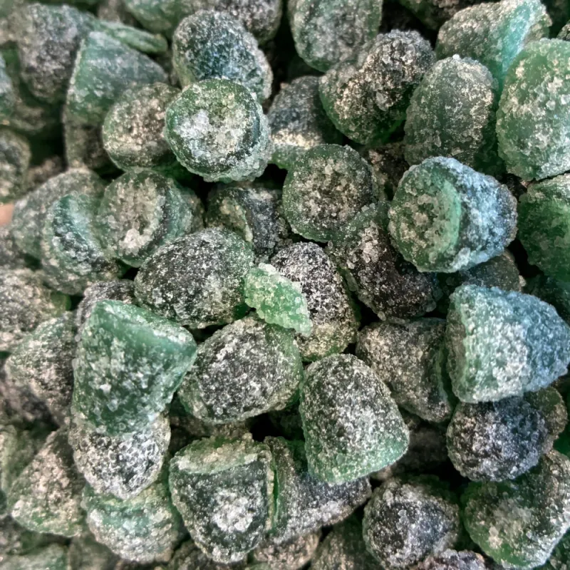 Temmerman eucalyptus, green hard gum balls with a fresh eucalyptus flavour, gelatine-free