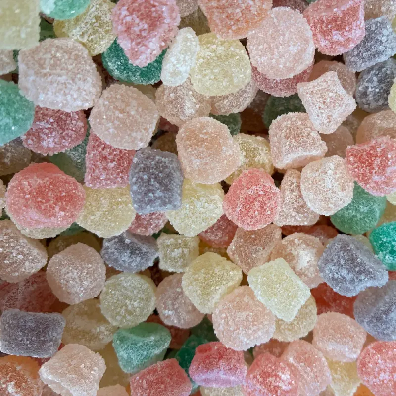Temmerman parisiennes, small sugared fruit gum balls in various colours, made without gelatine