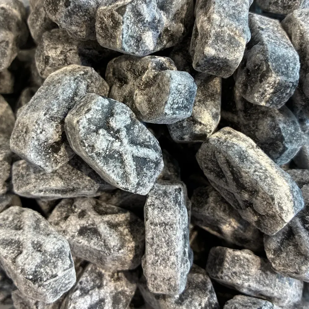 Temmerman aniseed hammers, hard boiled sugar sweets with aniseed flavour in a hammer shape