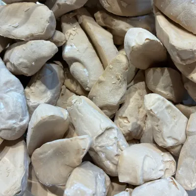 Temmerman kloefkes, soft brown marshmallows with anise flavour shaped like a clog