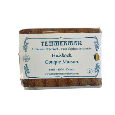 Temmerman small home-style gingerbread, wholemeal and baked with honey