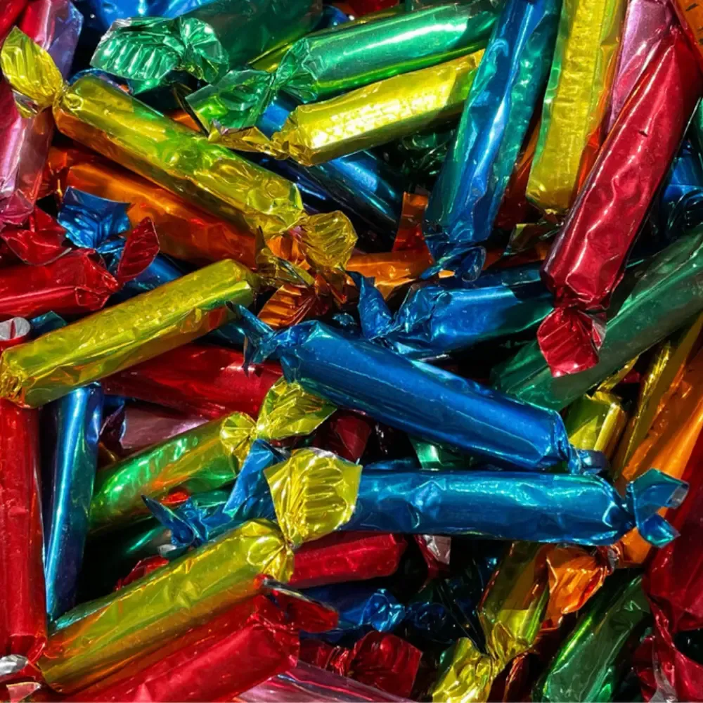 Temmerman mini sour sweets, hard boiled candies with sour fruit flavours, individually wrapped