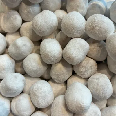 Wippers de Temmerman, caramelo semiblando cubierto con una capa de vainilla en polvo
